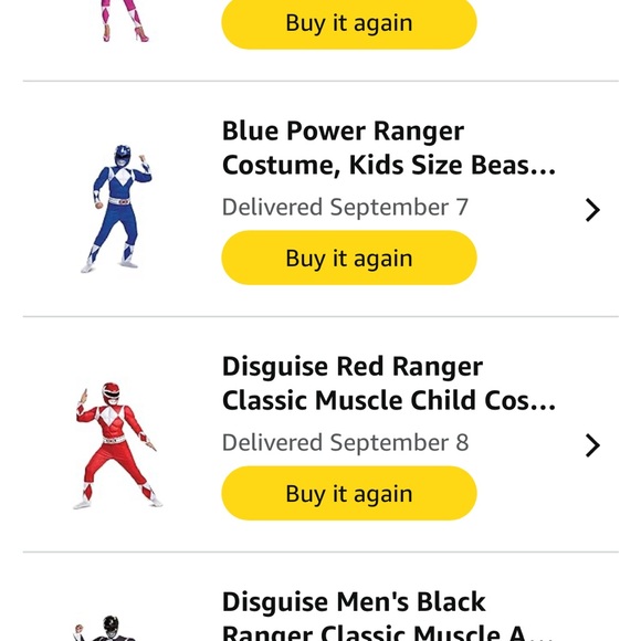 Red Power Ranger Kids Costume - Picture 2 of 2